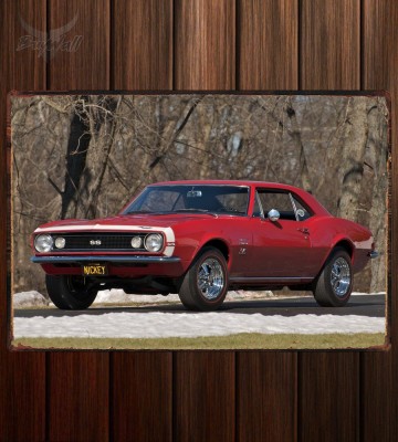 Металлическая табличка Chevrolet Camaro SS 350